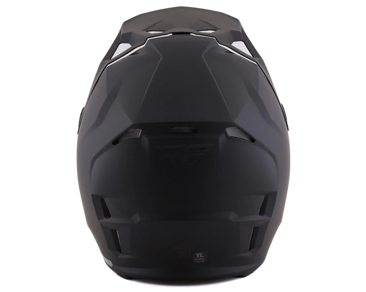 Fly Racing Formula CP Solid Helmet (Matte Black) (Youth L) - view 2